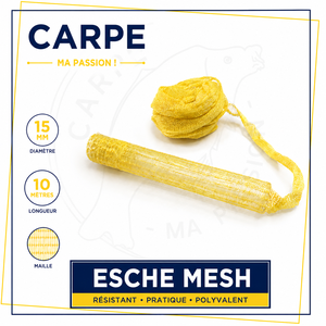 RECHARGE ESCHE MESH Jaune 15mm 25mm 10 mètres Accessoires de protection pour la pêche à la <span class=keywords><strong>carpe</strong></span> en eau douce, techniques de pêche au fond, matériau PP - Product Image 1