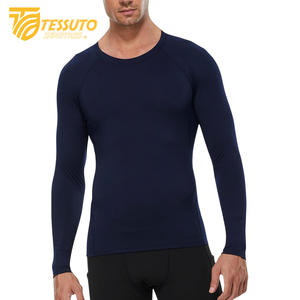 Jogging Wear Men's Gym Sports Verano Camiseta de compresión de manga corta Ropa para correr Yoga Fitness Tight Active Top para hombres - Product Image 3