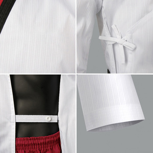 Uniforme de Taekwondo personalizado al por mayor para hombres tela ligera transpirable Karate Dobok con costuras reforzadas - Product Image 3