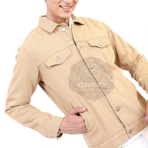 Veste en jean pour homme sur mesure, best-seller, dernier design, prix abordable, service OEM, veste d'automne 100% coton - Product Image 3