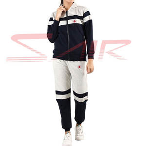 Conjunto de chándal de entrenamiento ajustado para mujer al mejor precio, ropa informal con logotipo personalizado y características de la temporada de invierno - Product Image 1