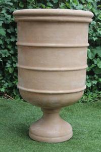 Elegante maceta redonda hecha a mano de FRP, maceta circular elegante para el hogar y la Oficina, jardín, macetas y macetas versátiles - Product Image 5