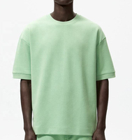 Nouveauté T-shirt Boxy pour Homme 100% Coton Léger Séchage Rapide Écologique Impression de Logo Personnalisée Service OEM