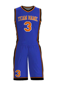 Tenues de basketball personnalisées pour hommes, kits de sublimation, tailles plus grandes, respirantes, évacuant l'humidité, pour l'entraînement sportif universitaire, été - Product Image 4