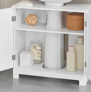 Meuble de salle de bain en bouleau au design moderne avec texture, coulisses à amortissement, peinture à base d'eau, style Shaker, étanche et anti-corrosion - Vente en gros - Product Image 5