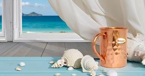 Handcrafted Hammered Classic Copper Moscow Mule Mugs Solid Pure Copper Unlined Mug <b>Cup</b> Capacity 16 Ounce - Product Image 6