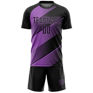 Uniformes de Fútbol Personalizados por Sublimación, Conjuntos de Camisetas de Fútbol - 100% Poliéster Elástico de Secado Rápido, Manga Corta de Verano, Colores y Logotipos Personalizados - Product Image 2