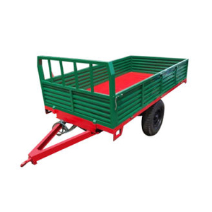 Vente chaude 4 roues 8 tonnes remorque basculante pour ferme utilisée attachée avec tracteur/benne hydraulique 8 tonnes remorque - Product Image 3