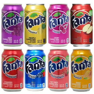 American fantaa น้ำอัดลมแบบกล่องใส่โซดาผลไม้, เครื่องดื่มอัดลมทุกรสชาติประกอบด้วยกาแฟมะนาวพีชช็อคโกแลตสไตล์สด - Product Image 4