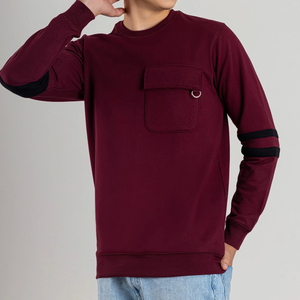 เสื้อสเวตเชิ้ตคอฟลีซคอกลมสำหรับผู้ชายผ้าฝ้ายแขนยาวระบายอากาศได้ดีเป็นมิตรกับสิ่งแวดล้อมปรับแต่งได้คุณภาพสูง - Product Image 2