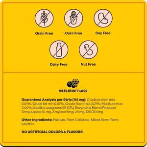 Alivia la ansiedad y el estrés de tu mascota durante viajes, fuegos artificiales o visitas al veterinario con tiras orales calmantes de extracto natural. - Product Image 5