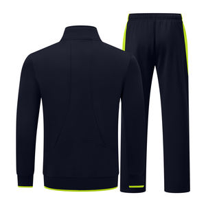 Ensemble de survêtement de sport décontracté pour homme avec logo personnalisé, tissu en polaire, design respirant, tailles plus grandes disponibles - Product Image 2