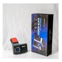 Caméra de tableau de bord Kata 2K ultra haute résolution sans fil Carplay sans fil Android et IOS Écran LCD 3 pouces Suivi GPS Caméra de tableau de bord automatique