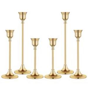 Precioso candelabro de latón Premium para decoración del hogar de estilo clásico, decoración de boda lujosa y ambiente espiritual - Product Image 1