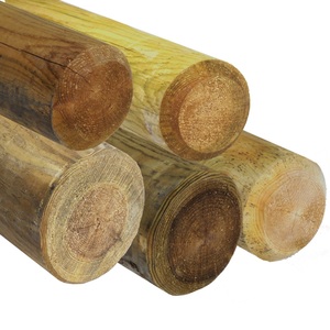 Postes de Pino Redondeados a Máquina para Construcción - Material Confiable y Resistente - Product Image 2