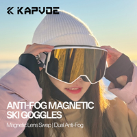 Lunettes de soleil KAPVOE tendance pour la neige avec verres photochromiques intelligents et ventilation double cycle