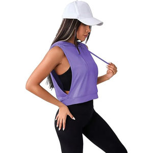 เสื้อฮู้ดผู้หญิงแขนยาวผ้าฟลีซ ผลิตจากโรงงานโดยตรง ผ้าฝ้าย 100% รับผลิตแบบ OEM สกรีนโลโก้ได้ ระบายอากาศดี นุ่มสบาย สั่งซื้อจำนวนมากได้ - Product Image 4