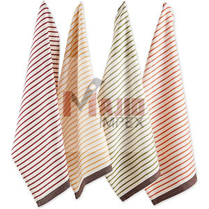 Torchon de cuisine 100% coton de haute qualité Chiffon de nettoyage de vaisselle de haute qualité Couleurs personnalisables Techniques tissées - Product Image 1