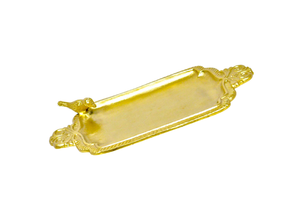 Plateau en fer argenté givré rétro simple pour servir Rectangle Banquet Barbecue pique-nique Camping Noël Ramadan cadeaux nourriture - Product Image 6