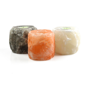 Himalayan Natural <b>Crystal</b> Salt <b>Candle</b> Heart Salt <b>Candles</b> Different Shape Salt <b>Candles</b> - Product Image 3