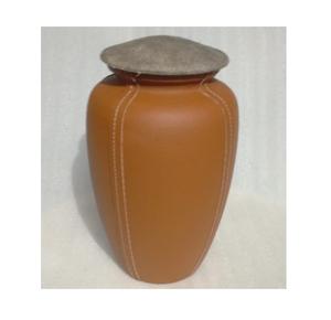 Urnas Funerarias de Moda, Urna de Cremación de Metal de Aluminio para Guardar Cenizas Humanas, Urna de Cremación Recubierta de Cuero al por Mayor para Cenizas Humanas - Product Image 3