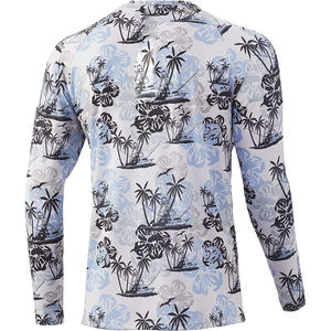 Concevez votre propre chemise de pêche en gros vêtements de pêche personnalisés Offre Spéciale écologique UPF 50 + Protection UV manches longues léger - Product Image 2