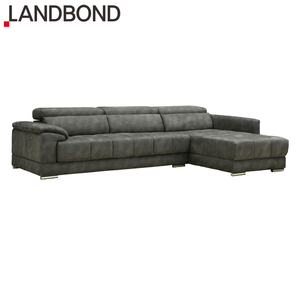 Juego de sofá seccional en forma de L moderno sofá cama eléctrico muebles de tres asientos sofá de tela para sala de estar - Product Image 3