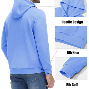 Sweat à capuche pour homme de haute qualité, nouvelle mode, grande taille, manches longues, col à capuche, streetwear, basiques confortables - Product Image 4