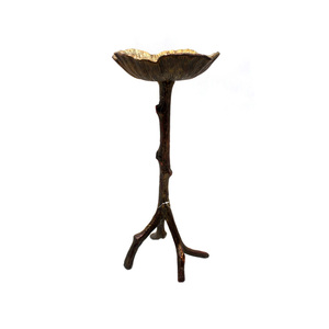 Portavelas de aluminio dorado antiguo del superventas, soporte de iluminación de mesa hecho a mano, decoración para el hogar, candelabros de Metal - Product Image 4