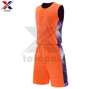 Maillot de basket-ball personnalisé à sublimation 100% polyester pour équipe d'adultes unisexe vente en gros directe de l'usine - Product Image 3