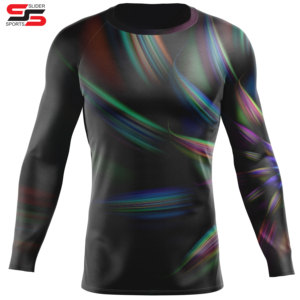 Logo personnalisé Judo Formation Gym Tops 2025 Compression T Shirt Hommes Courir Mma Sublimation Bjj Classé Rash Guard - Product Image 3