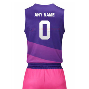 Créez votre propre uniforme de basketball personnalisable respirant en sublimation, prix de gros, 100% polyester, haute qualité, dernier style - Product Image 6