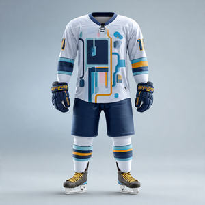 Uniforme de hockey sur glace par sublimation OEM, ensemble de shorts d'entraînement de hockey sur glace, uniforme de hockey sur glace unisexe, vêtements de sport - Product Image 2