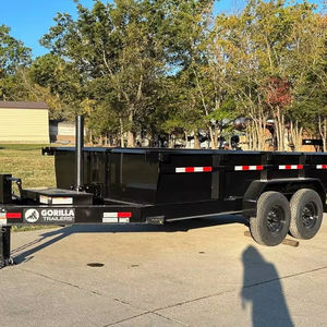 Remolque volquete IBeam telescópico 7x14, lados de 2 pies, ejes 7K, componentes de núcleo de neumático de engranaje para remolque de Tractor agrícola, nuevo usado disponible - Product Image 1