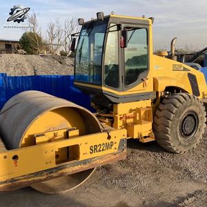 Compacteur vibrant à tambour unique Shantui SR22MP d'occasion, poids de travail 22 tonnes, marque chinoise originale, compacteur moyen - Product Image 2