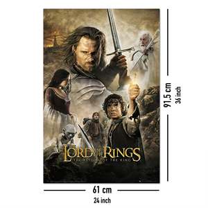 Póster en Lienzo del Señor de los Anillos, Regreso del Rey, Arte de Pared - Product Image 5