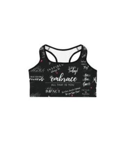Sujetador deportivo con estampado de grulla para mujer, Tops de entrenamiento de talla grande, sujetador transpirable para Fitness, Yoga, correr, logotipo personalizado, estampado, ejercicio deportivo para - Product Image 1
