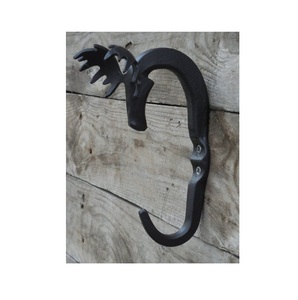 Classic Antique Cast Iron Wall <b>Hook</b> With Rustic Country Style For Farmhouse Home Organization And Wall Decoration - Product Image 5