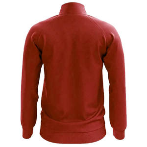 Chaqueta de entrenamiento de fútbol para hombre con cremallera completa de poliéster personalizada, chándales de fútbol largos para correr, ropa de fútbol en blanco personalizable - Product Image 2