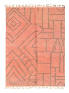 Tapis marocain vintage noué à la main, décor de ferme, couleur beige, lavable à la main, tapis de sol épais tissé pour chambre à coucher - Product Image 3