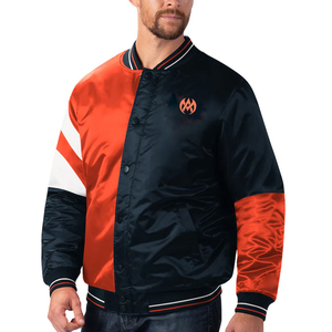 Baseball Haute Qualité Meilleure Veste Soie Satin Hommes Baseball Veste Bomber Veste À Vendre À Bas Prix - Product Image 3