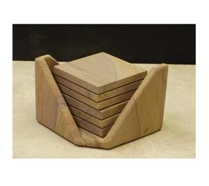 Cute <b>Cat</b> Wooden <b>Mats</b> & Pads American Tea Coffee Coasters for Home Kitchen Restaurant Office Table Slate <b>Mats</b> Pads - Product Image 2