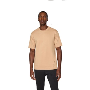 Camiseta Extra Grande para Hombre de Alta Calidad, 220 Gramos, 100% Algodón, Suave, Transpirable, Informal, Verano, Personalizable con Logotipo, Fabricante OEM, Marca Privada - Product Image 1