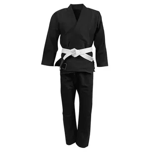 定制高品质100% 棉巴西柔术Gi锦标赛和服轻质预缩排汗面料自由腰带