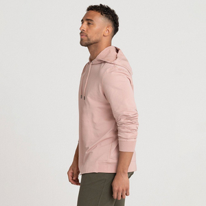 Pull-over à capuche classique pour hommes, sweat-shirt en molleton à manches longues, pull basique d'hiver, service OEM solide - Product Image 3