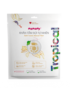 Serviette de Bain Compressée Mamamy Tropical 70gsm 1000 x 700 mm Serviette Compacte Portable Prix de Gros Vietnam Fournisseur OEM ODM - Product Image 1