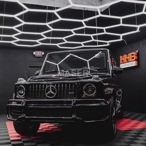 Lámpara de nido de abeja para detalles de automóviles, luces de garaje hexagonales, tienda de trabajo, las mejores luces LED para garaje - Product Image 1