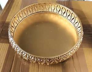 Tazón Redondo para Servir, Chapado en Oro sobre Aluminio, Ecológico, para Cocina, Mesa, Frutas y Ensaladas, con el Mejor Acabado - Product Image 4