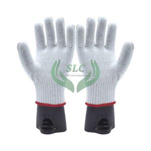 Gants de travail en coton tricoté de qualité supérieure, durables, anti-vibrations, antistatiques, antidérapants, avec caractéristiques de sécurité SLC B600MR - Product Image 1