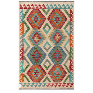 พรมกิลิมไมมาณา อัฟกานิสถาน ขนาด 149 x 93 ซม. สำหรับตกแต่งบ้าน - Product Image 1